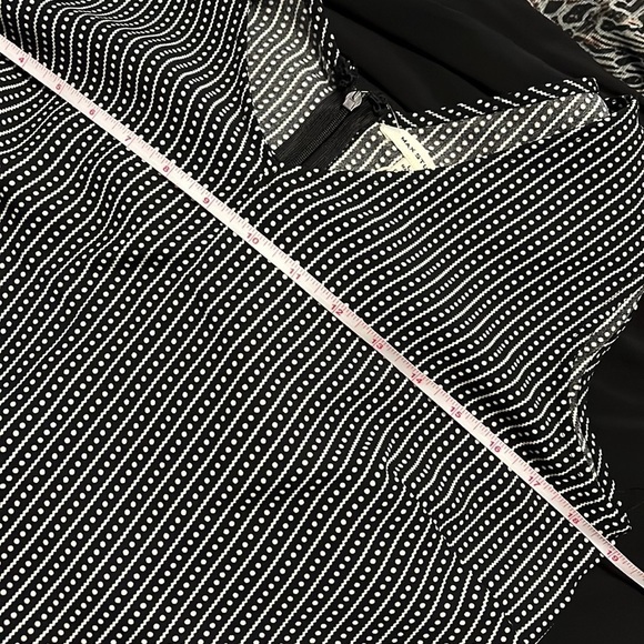 Sleeveless jumpsuit by Max Studio, black and white with pockets, large, new - Picture 9 of 14
